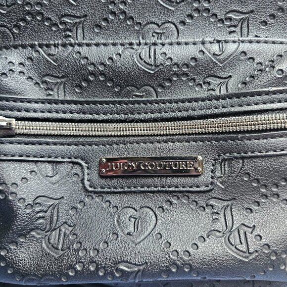 EUC JUICY COUTURE JC Embossed Small Black Backpack ?? main image 12